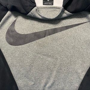 Black and Gray Youth Nike Dri-Fit Hoodie